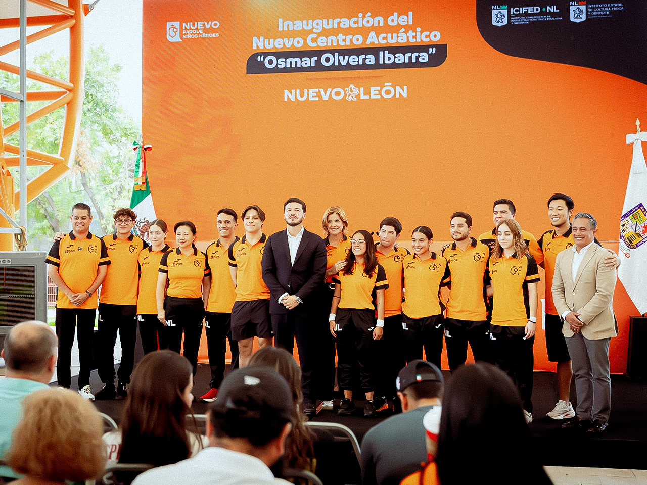 Samuel García inaugura Centro Acuático 'Osmar Olvera Ibarra'