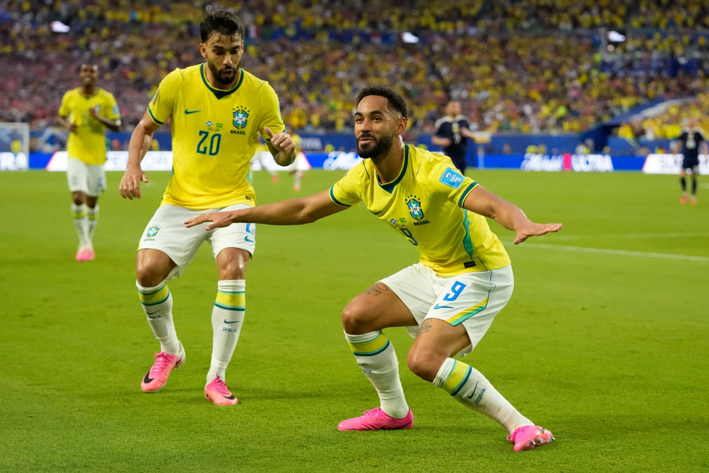 Vinícius lidera goleada de Brasil sobre Escocia y Neymar reaparece en el Mundial 2026.