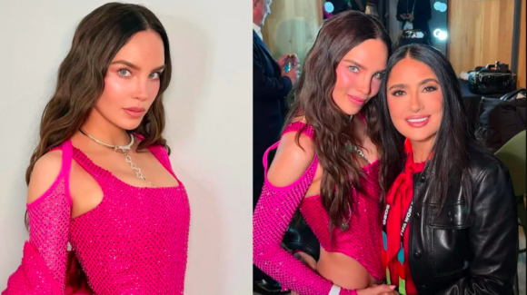 ¿Salma Hayek hizo el feo a Belinda? Video de las artistas desata rumores