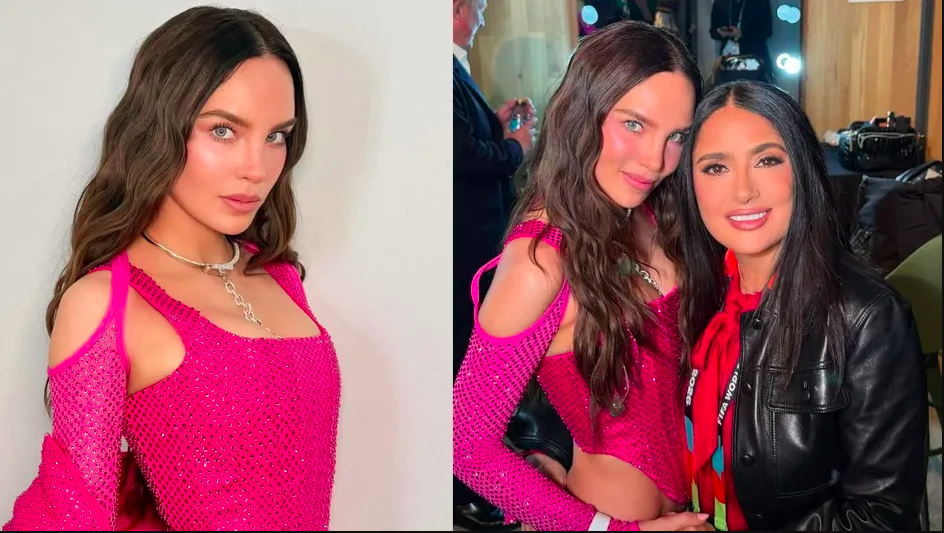 ¿Salma Hayek hizo el feo a Belinda? Video de las artistas desata rumores