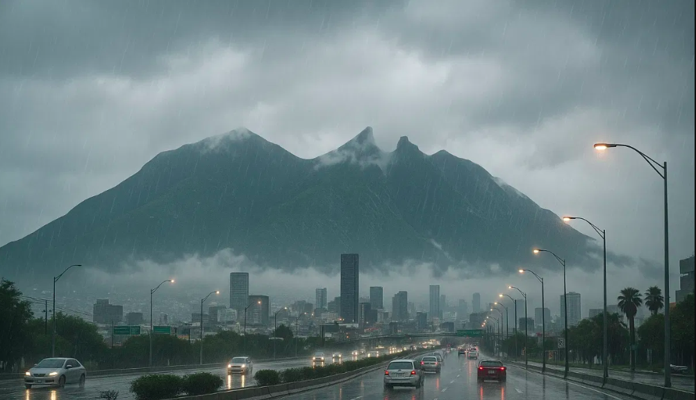 Clima en Monterrey: Lluvias matutinas y ambiente húmedo