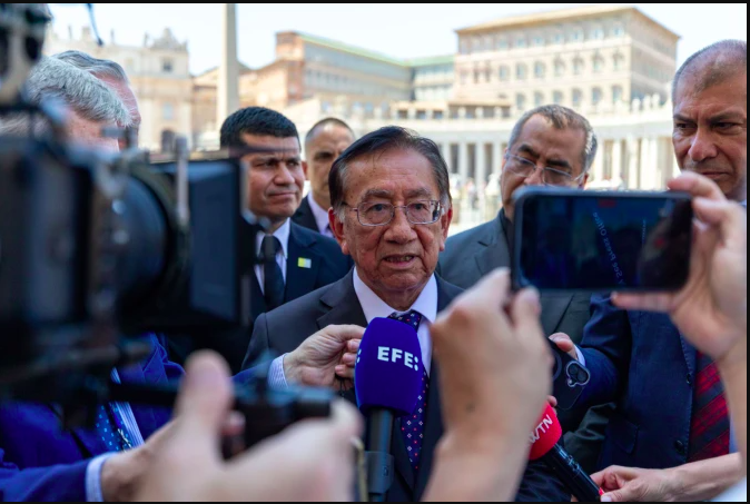 El presidente de Perú, José María Balcázar