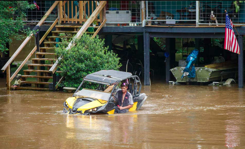 Inundaciones históricas golpean cinco estados de EU 