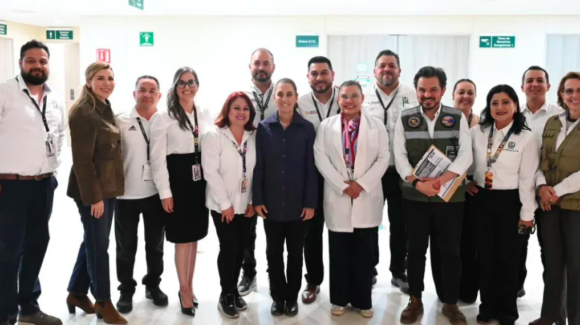 Claudia Sheinbaum supervisa el Hospital General Regional No. 23 en Ensenada tras un año de su inauguración