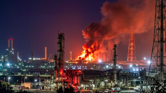 Activa Pemex protocolo de paro seguro en Refineria Salina Cruz en Oaxaca