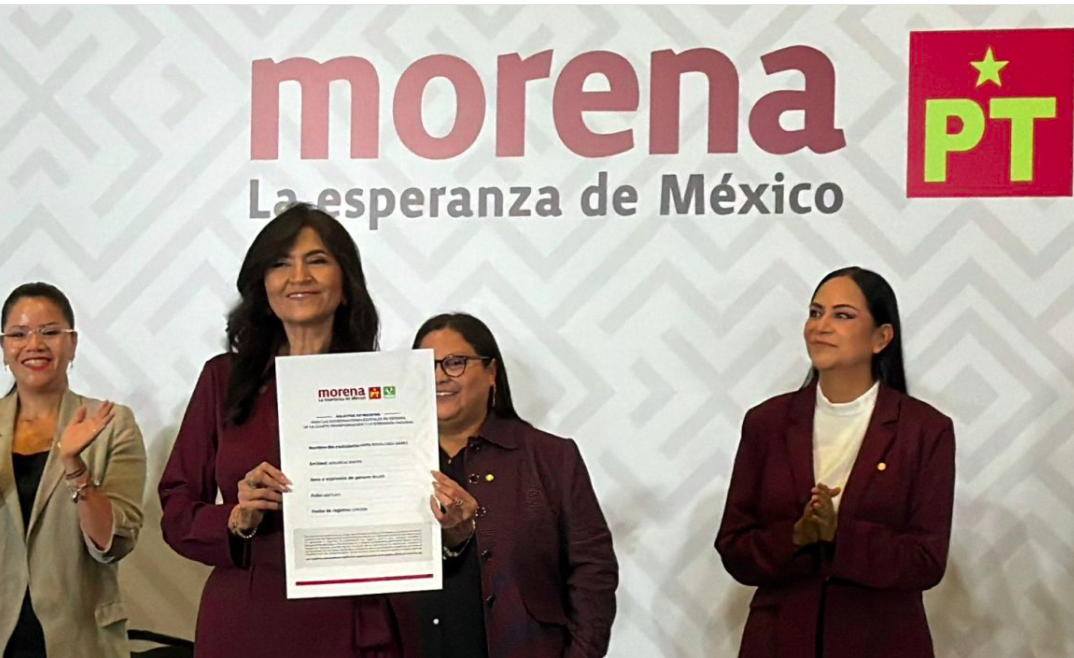 Senadora Nora Ruvalcaba fue la primera en registrarse