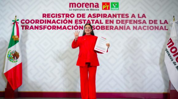 Andrea Chávez se registra en Morena para buscar la gubernatura de Chihuahua