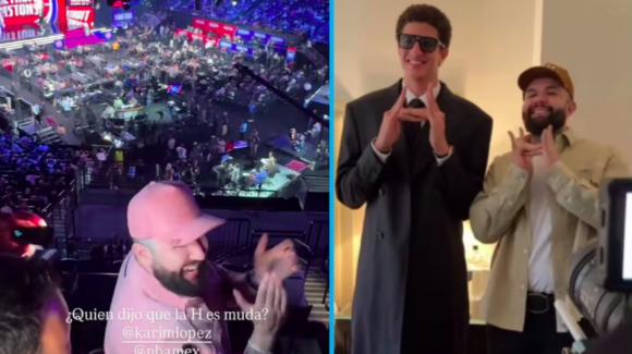 Carín León acompaña a Karim López en el Draft de la NBA 2026