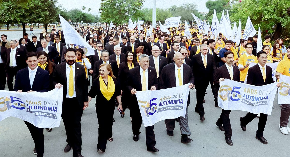 Conmemora la Universidad Autónoma de Nuevo León el 55 aniversario de su autonomía universitaria