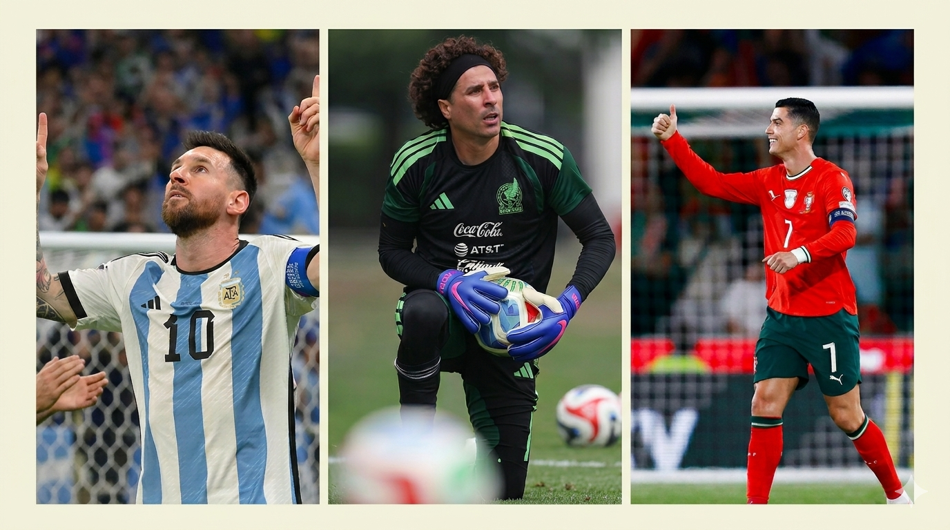 Mundial 2026: ¿Quiénes son los futbolistas que harán historia en su sexta Copa del Mundo?