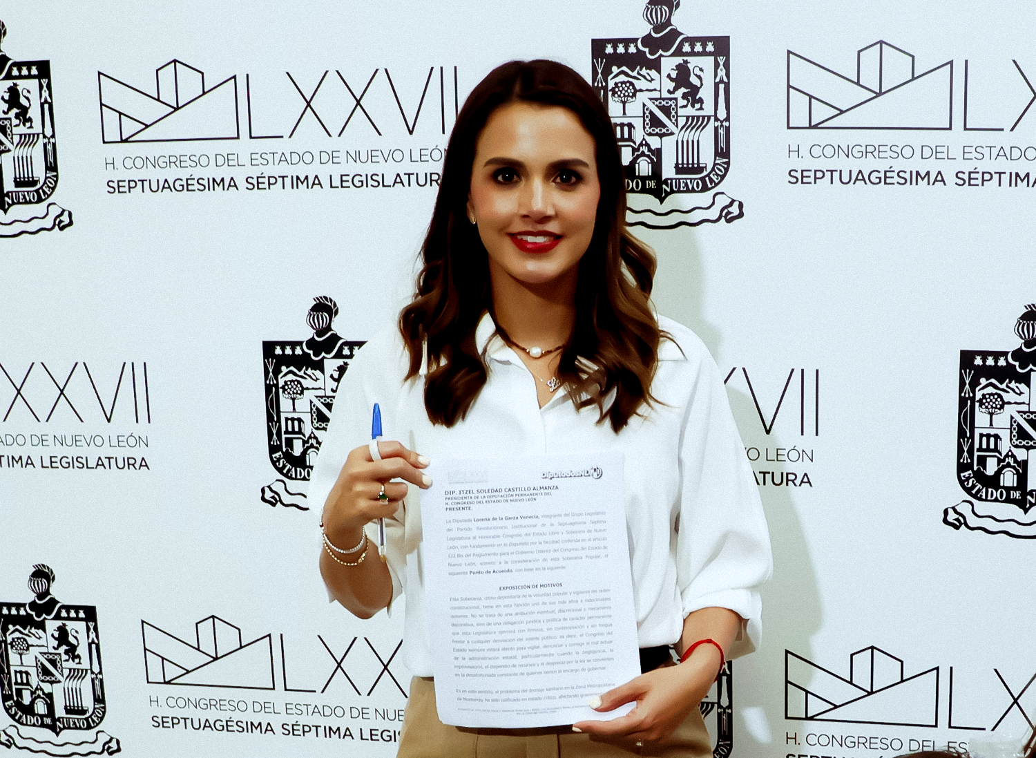 Lorena de la Garza pide informe sobre 498 mdp asignados a obras de drenaje en Monterrey