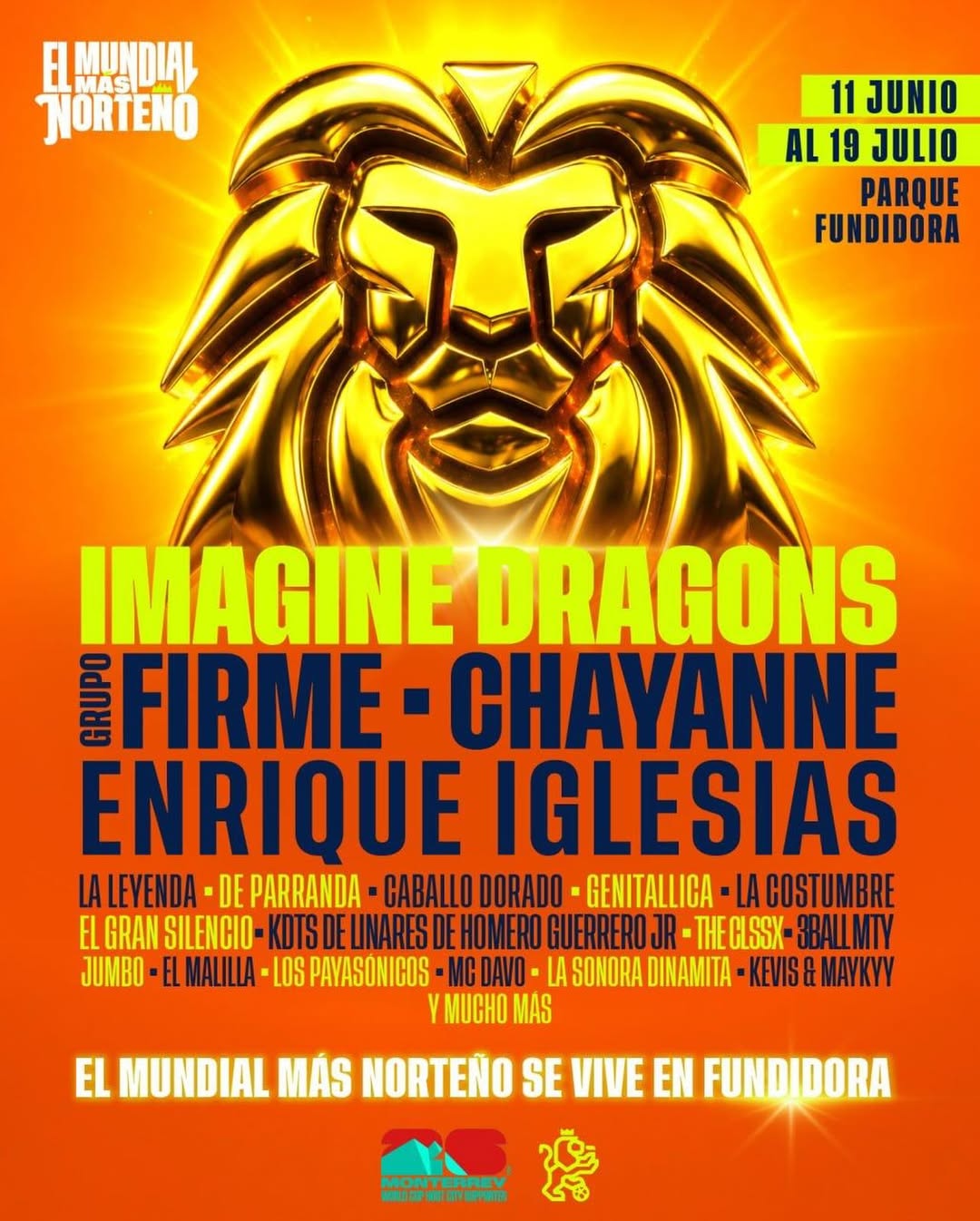 Flyer del FIFA Fan Festival Monterrey 2026