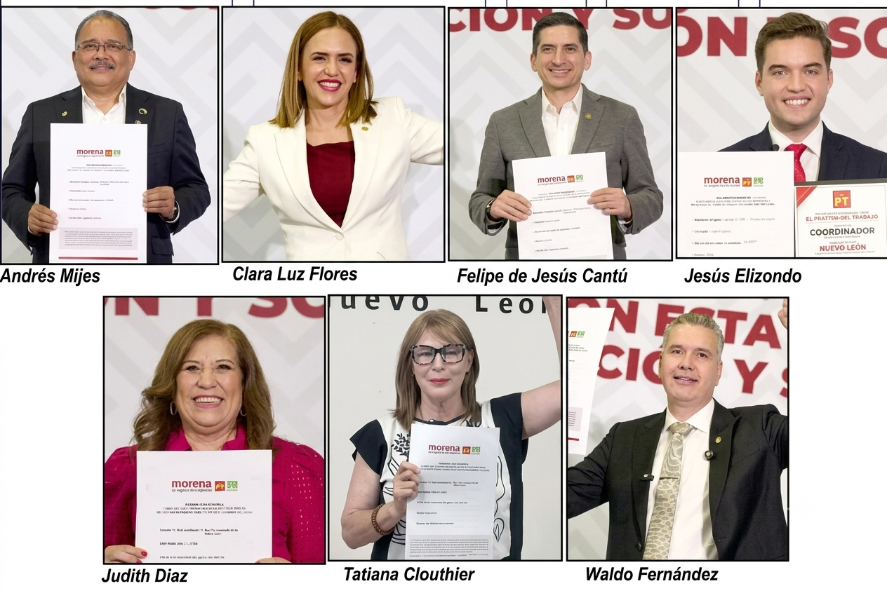 Siete perfiles de Morena arrancan proceso interno en Nuevo León rumbo a 2027