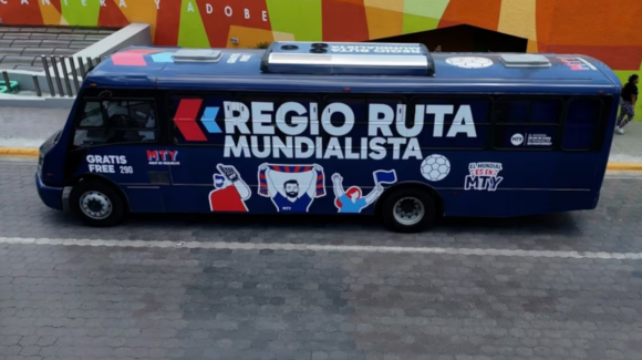 Habilitan rutas especiales de transporte gratuito para sedes mundialistas en Nuevo León