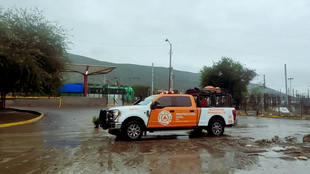 Precipitaciones en Nuevo León superan el promedio histórico tras transición meteorológica