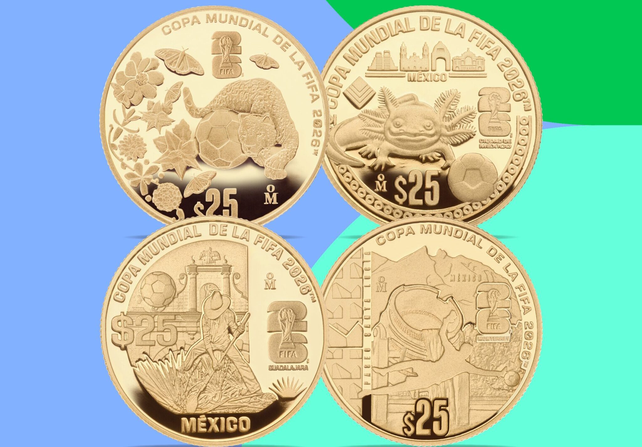 Mundial 2026: Estas son las monedas conmemorativas para la Copa del Mundo