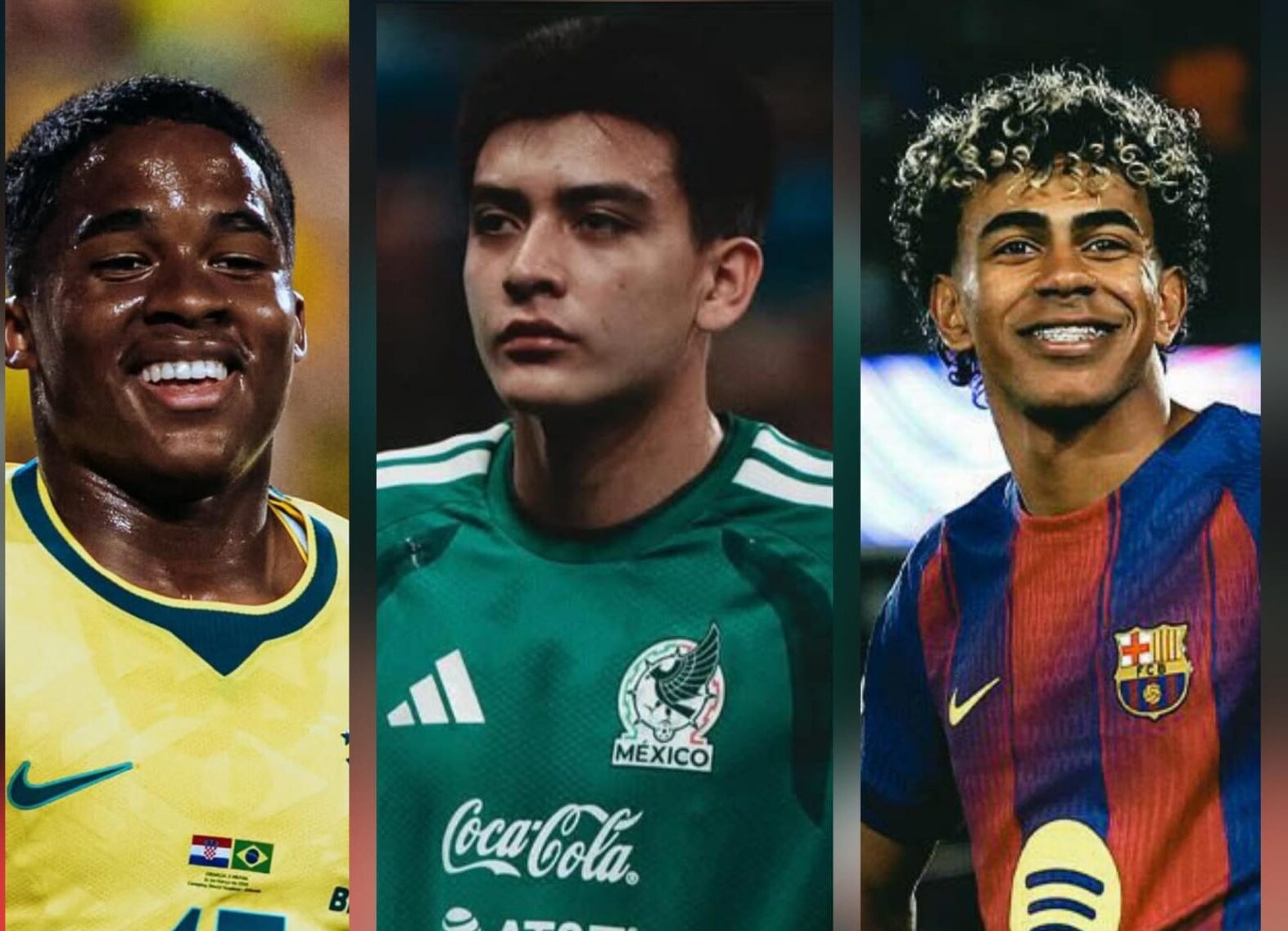 Mundial 2026: Gilberto Mora, Lamine Yamal, y Endrick, las jóvenes figuras a seguir en la Copa del Mundo