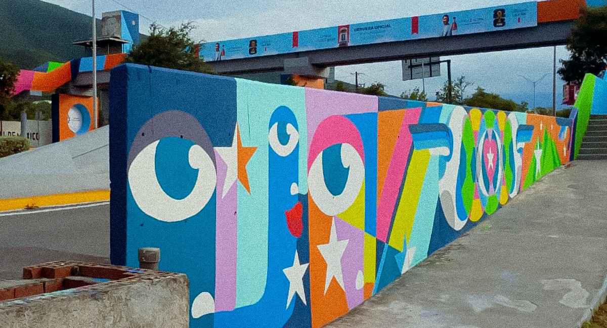 Los alrededores del Estadio Monterrey se embellecen; concluyen murales y obras urbanas