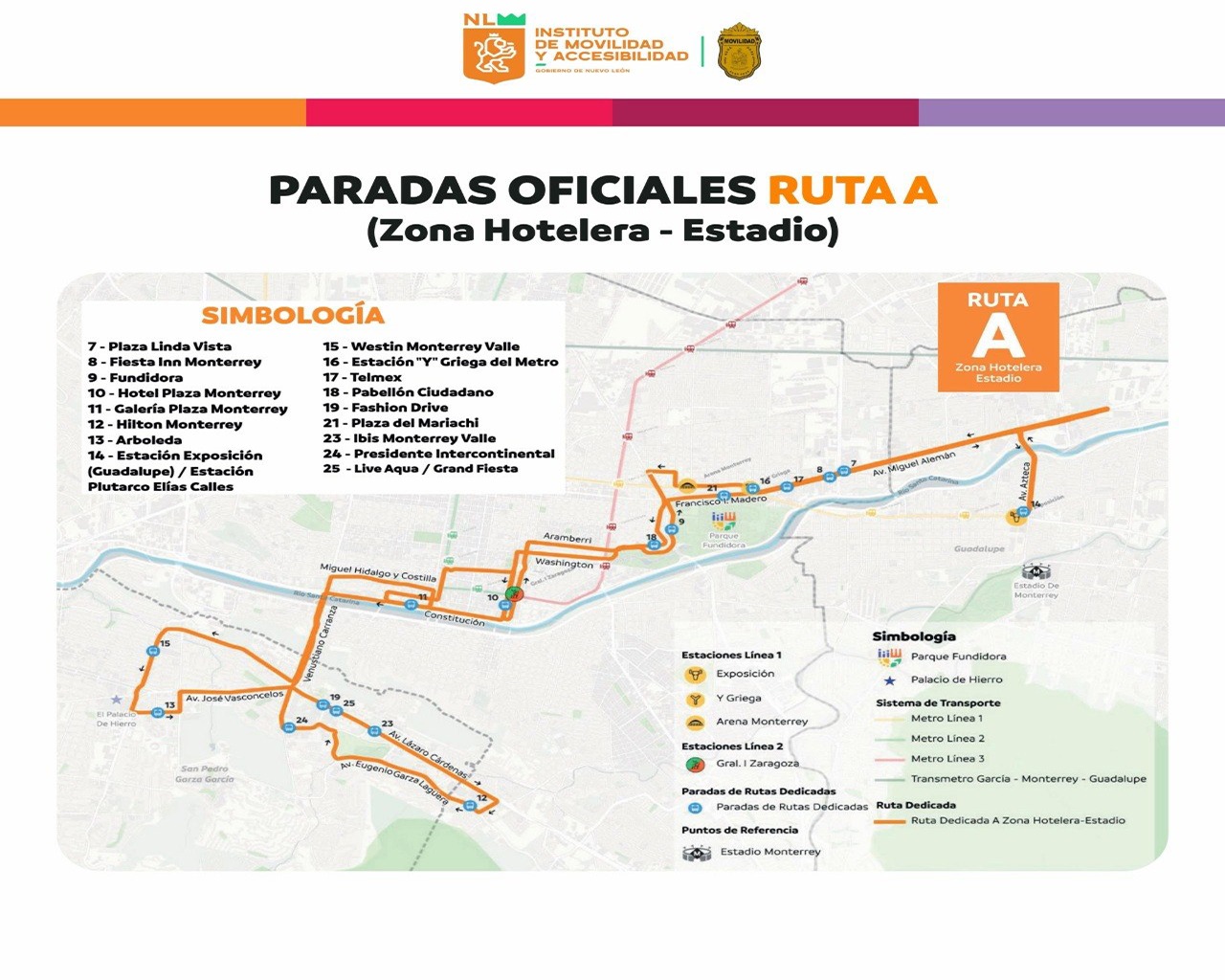 Habilitan rutas especiales de transporte gratuito para sedes mundialistas en Nuevo León