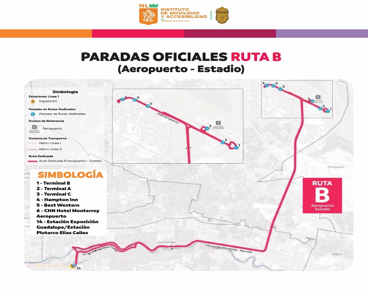 Habilitan rutas especiales de transporte gratuito para sedes mundialistas en Nuevo León