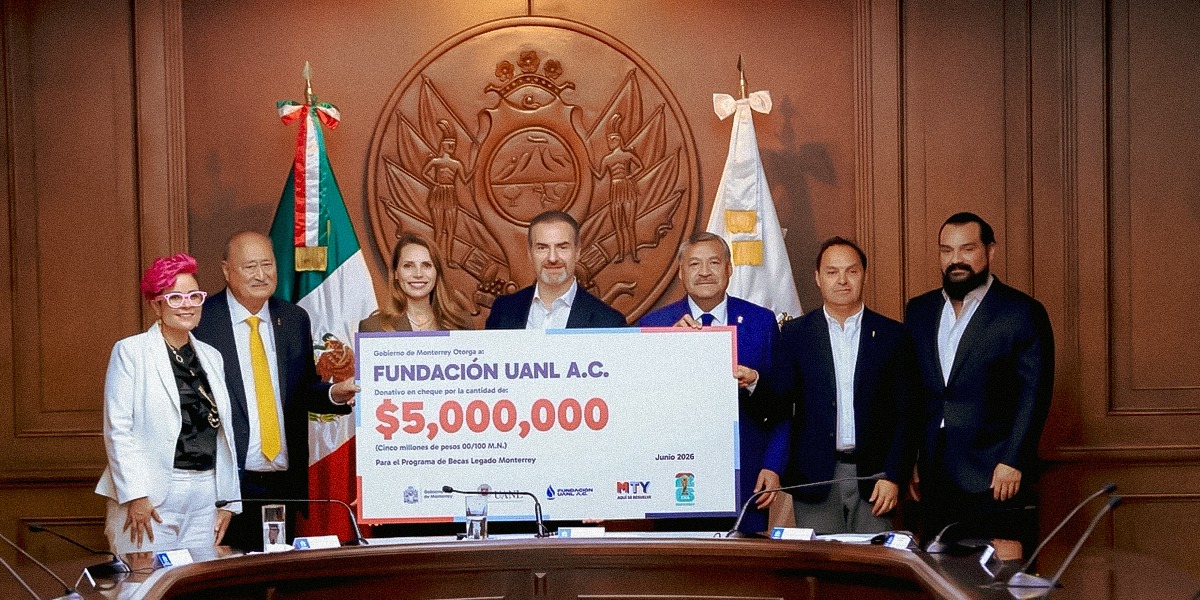 Monterrey destina 5 millones de pesos a programa de becas como parte del legado mundialista