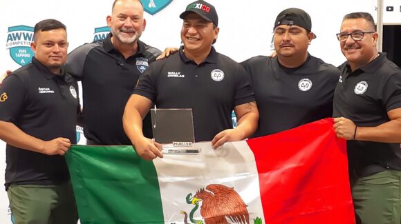 Servicios de Agua y Drenaje de Monterrey obtiene campeonato mundial en competencia de Pipe Tapping