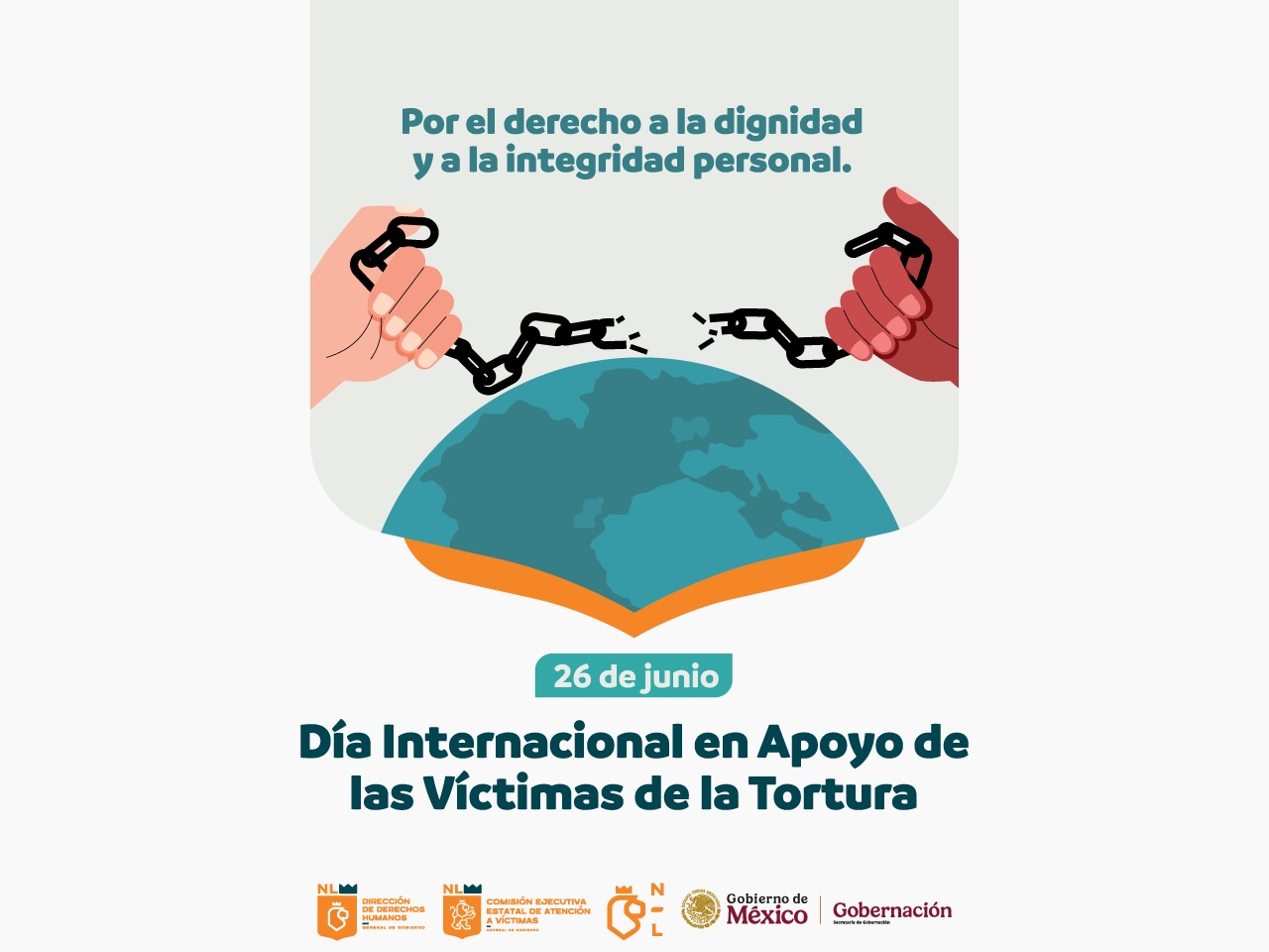 Conmemora Nuevo León el Día Internacional en Apoyo a las Víctimas de la Tortura
