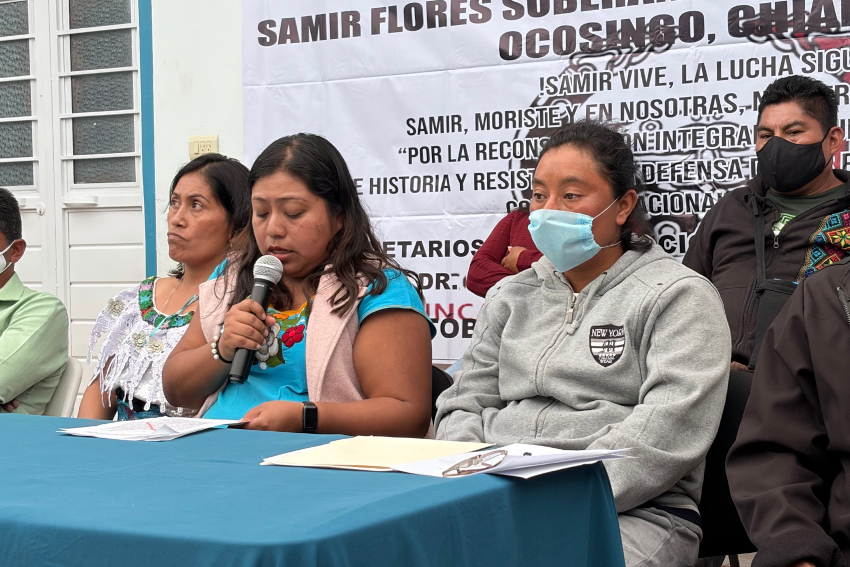 El Congreso Nacional Indígena denuncia represión contra los pueblos originarios en Chiapas