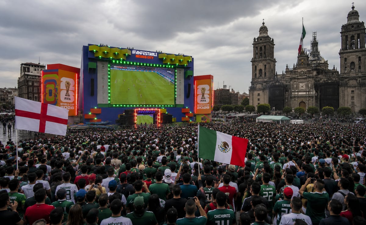 Zócalo lleno: Cierran accesos a Fan Fest en CDMX antes de México vs Inglaterra del Mundial 2026