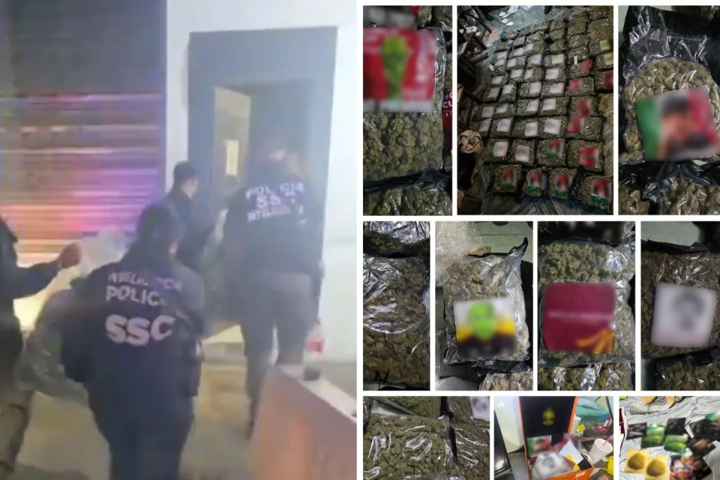 Autoridades de la Ciudad de México incautan 54 kilos de marihuana enviados por app