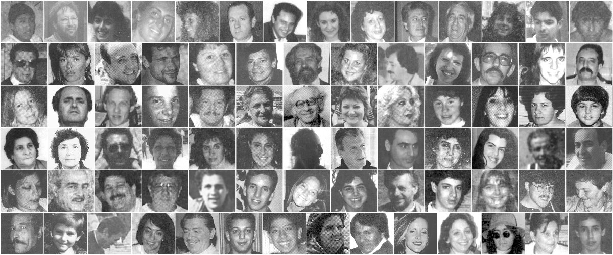 AMIA difunde video sobre las 85 víctimas del atentado terrorista de1994 en Buenos Aires