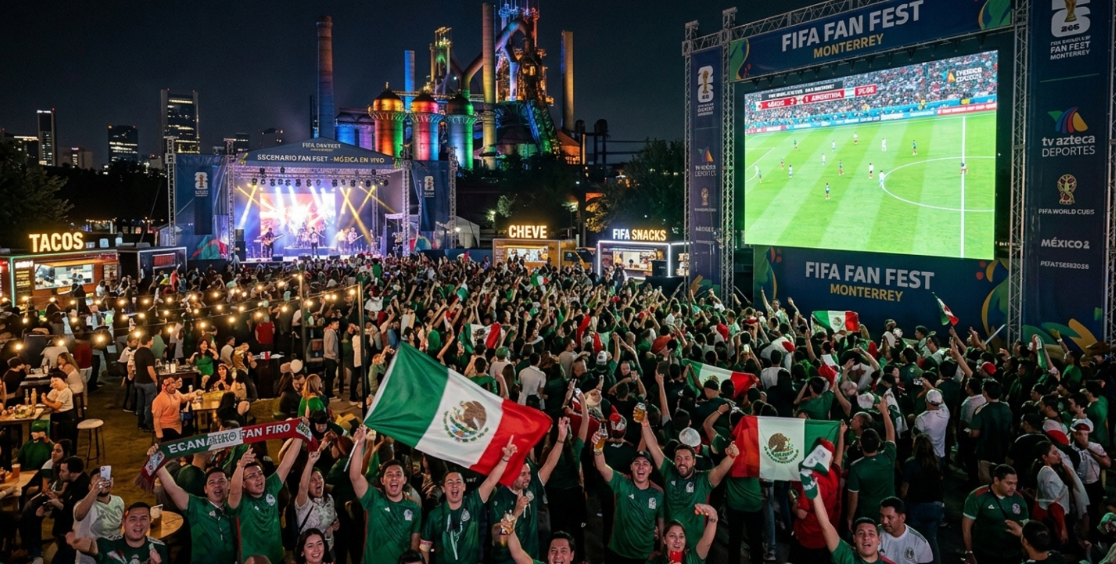 Parque Fundidora advierte cárcel por ingresar ilegalmente al Fan Fest del México vs Inglaterra