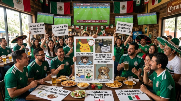 Cambio de horario del México vs Inglaterra provoca lluvia de memes en redes sociales
