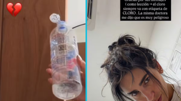 Bárbara de Regil termina en emergencias tras beber cloro por accidente al confundirlo con agua