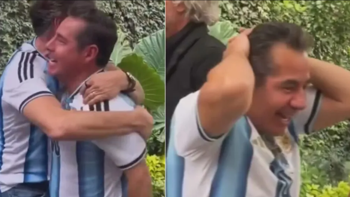Yordi Rosado desata polémica al celebrar el triunfo de Argentina frente a Inglaterra; redes lo critican