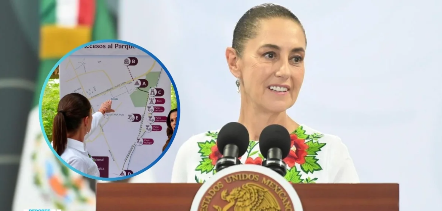Sheinbaum anuncia acciones para garantizar acceso a playas de Tulum y fortalecer el turismo
