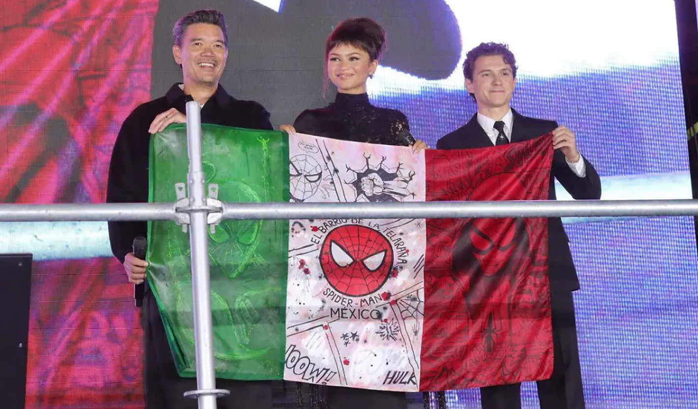 Tom Holland y Zendaya visitan México para presentar ‘Spider-Man: Un nuevo día’