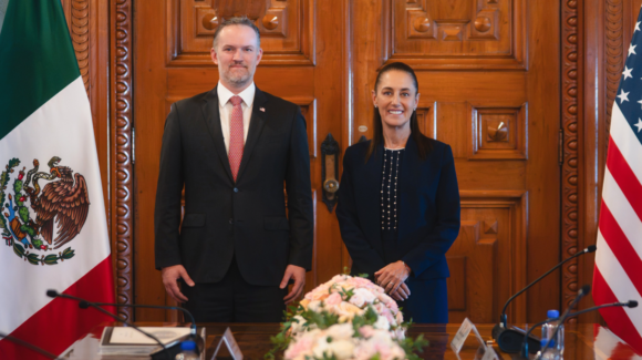 Concluye la reunión sobre el T-MEC entre la presidenta Claudia Sheinbaum y Jamieson Greer