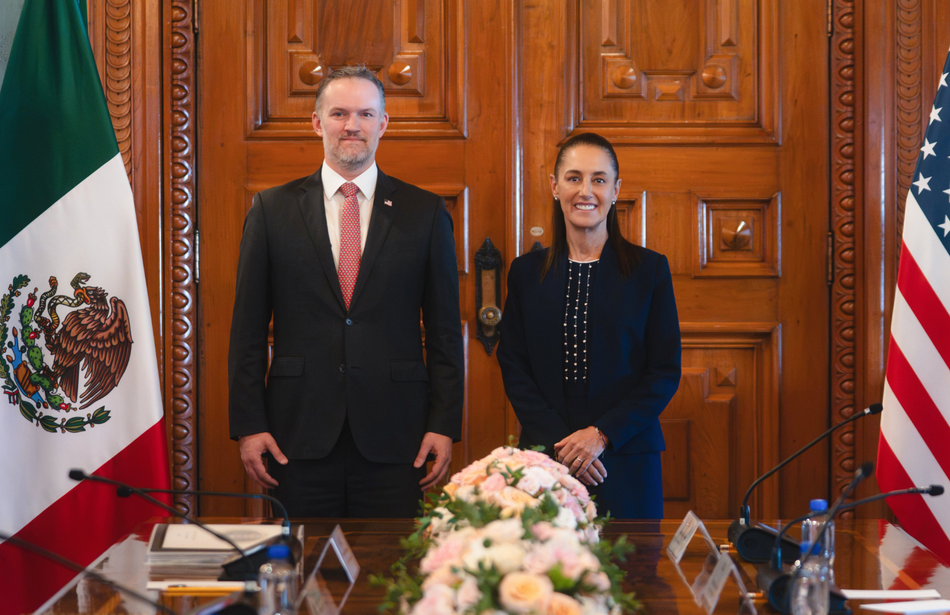 Concluye reunión entre Sheinbaum y Jamieson Greer
