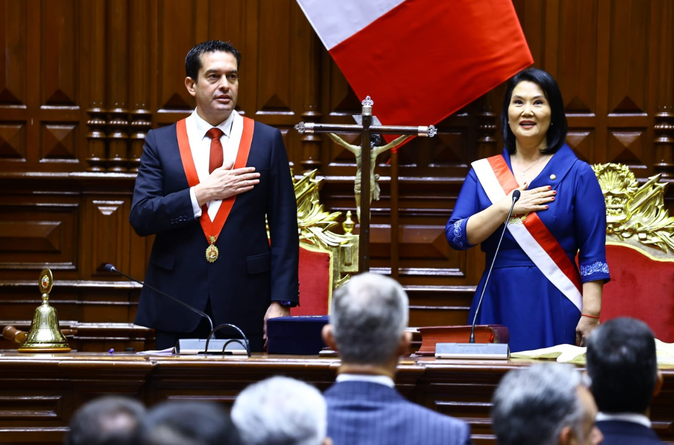 Keiko Fujimori asume la presidencia de Perú para el periodo 2026-2031