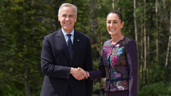 Mark Carney agradece a Claudia Sheinbaum por apoyo en incendios forestales en Canadá