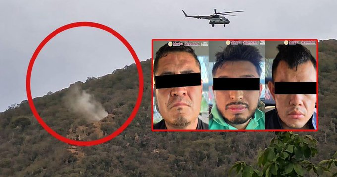 Marina confirma la detención de tres presuntos integrantes de ‘Los Chapitos’ en Sinaloa