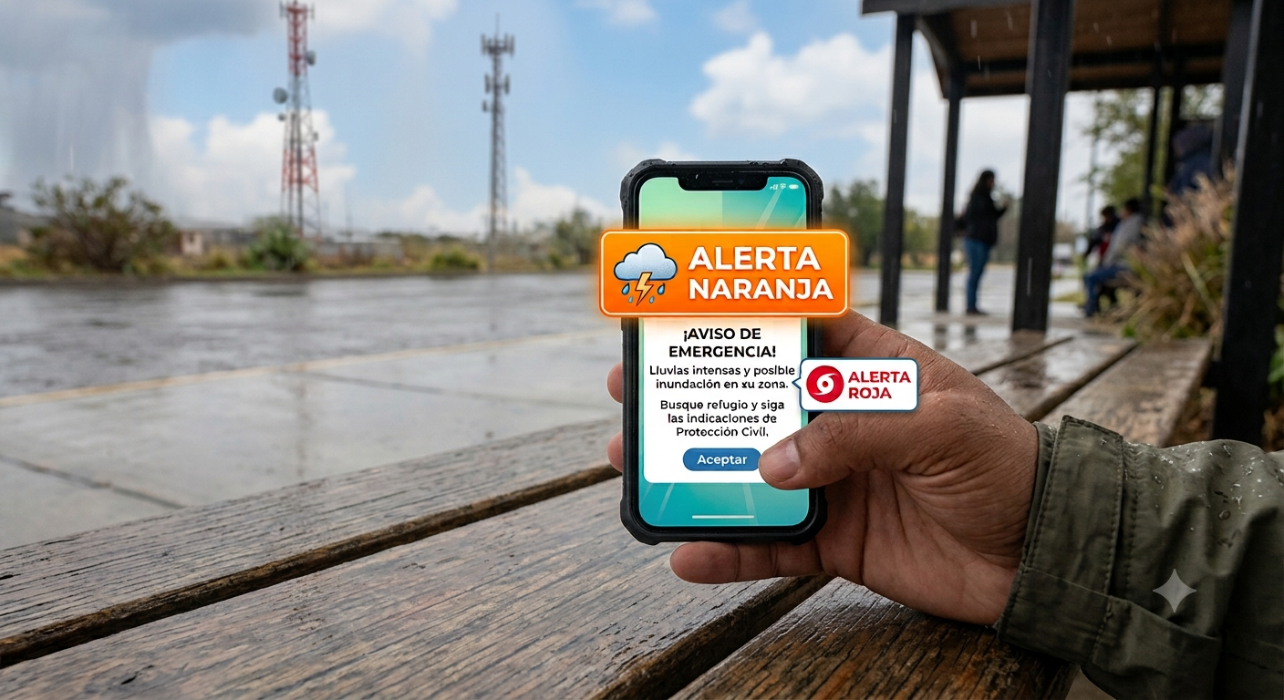 Gobierno de México alista sistema de alerta meteorológica para celulares