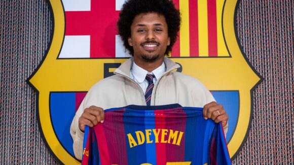 LaLiga: Oficial: Barcelona presenta a su nuevo jugador Karim Adeyemi