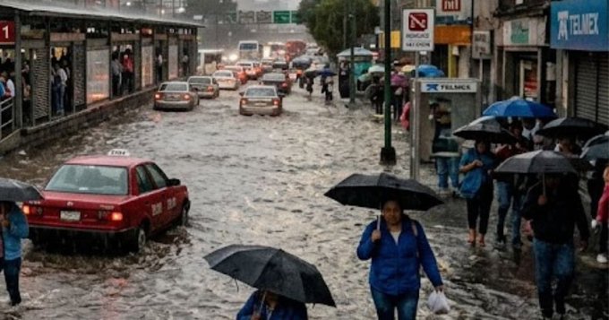 Tome sus precauciones, prevén lluvias fuertes y granizo en CDMX este domingo por la tarde
