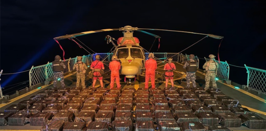 Marina de México asegura tres toneladas de cocaína en operativo en el Océano Pacífico
