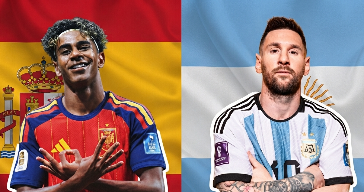 Mundial 2026: Se cumple la final soñada: España vs Argentina, y Lamine Yamal vs Lionel Messi