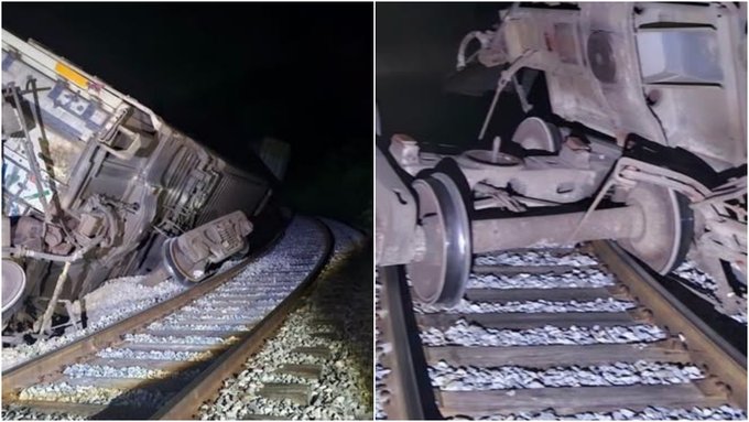 Descarrila tren de carga del Corredor Interoceánico en Oaxaca; no se reportan lesionados