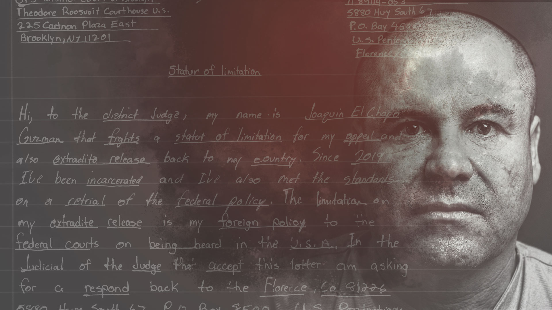 Cartas firmadas por ‘el doble’ de ‘El Chapo’ Guzmán llegan a una corte de Estados Unidos