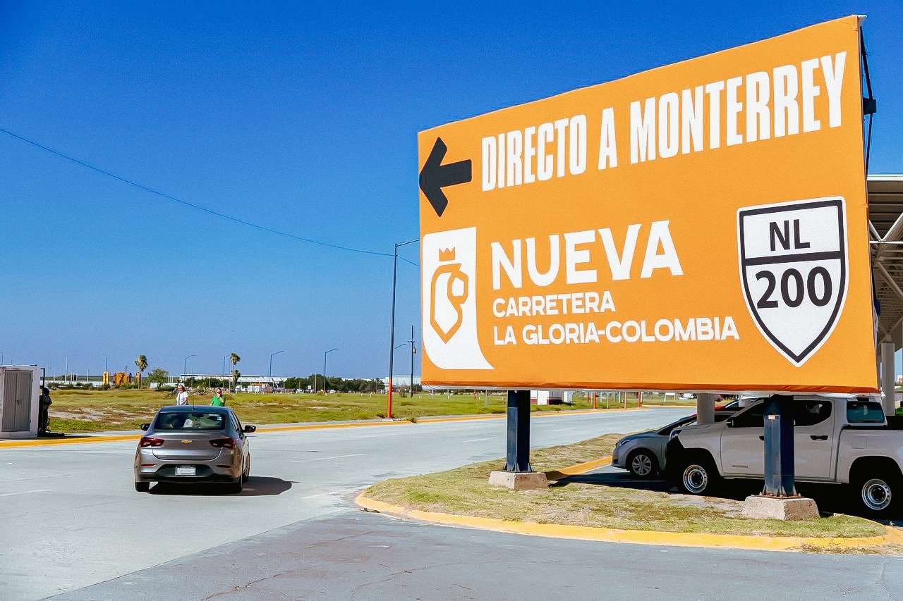 El único cruce fronterizo directo desde Nuevo León hacia Estados Unidos es el Puente Internacional Colombia-Solidaridad